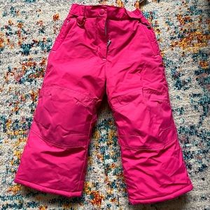 Toddler Girls’ Water-resistant Snow Pants 4T